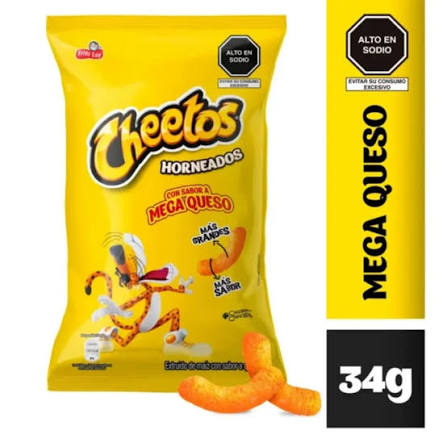 Cheetos Megaqueso 34gr