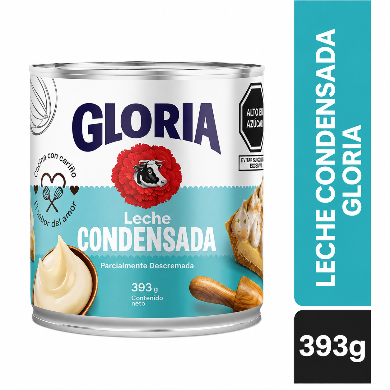 Leche condensada gloria 393gr