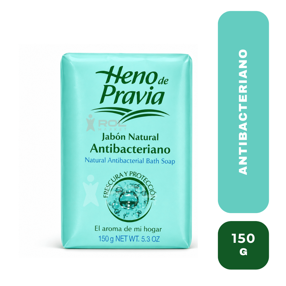 Jabon Heno de Pravia Antibacteriano 150gr